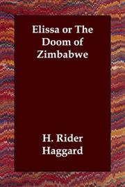 Elissa, or the Doom of Zimbabwe