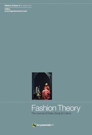 Fashion Theory Volume 14 Issue 4 The Journal Of Dress Body And Culture