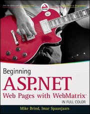 Beginning Aspnet Web Pages With Webmatrix