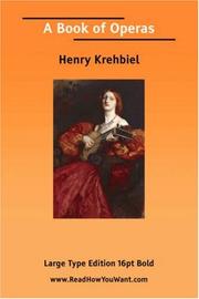 A Book of Operas