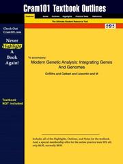 Modern Genetic Analysis