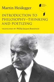 Introduction to Philosophy  Thinking and Poetizing
            
                Studies in Continental Thought Hardcover