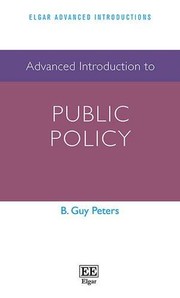 Advanced introduction to public policy