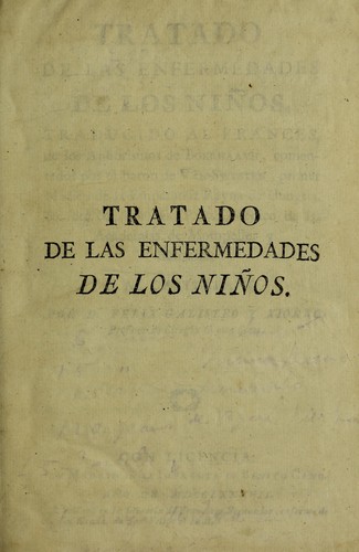 Tratado de las enfermedades de los ni©łos