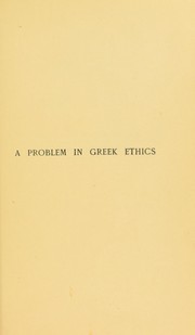 A problem in Greek ethics