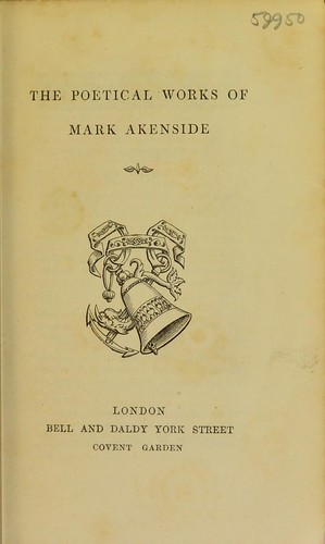 The poetical works of Mark Akenside