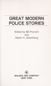 Great Modern Police Stories