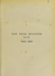 The Eton register