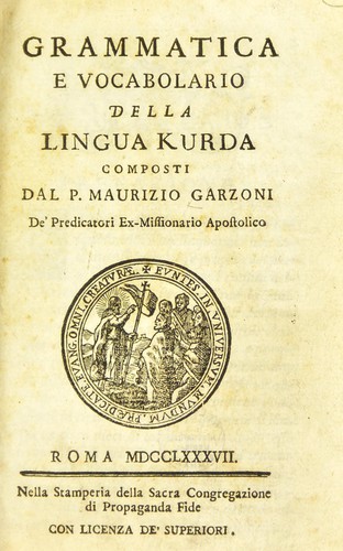 Grammatica e vocabolario della lingua kurda ...