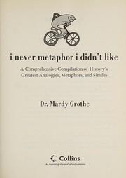 I Never Metaphor I Didn't Like