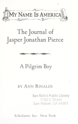 The Journal of Jasper Jonathan Pierce