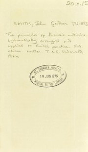 The principles of forensic medicine