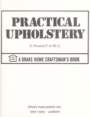 Practical upholstery