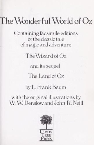 The Wizard of Oz & the Land of Oz