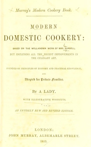 Modern domestic cookery