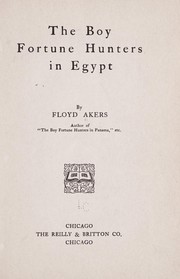 The boy fortune hunters in Egypt