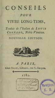 Conseils pour vivre long-tems