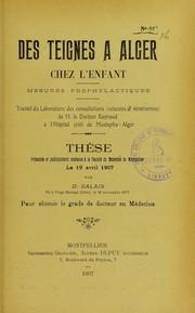 Des teignes ©  Alger chez l'enfant