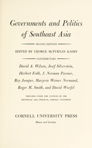 Governments and politics of Southeast Asia