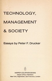 Technology, management & society