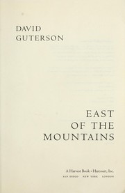 East of the mountains