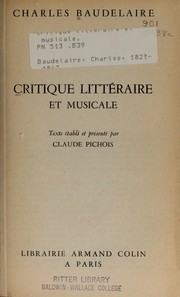 Critique littéraire et musicale