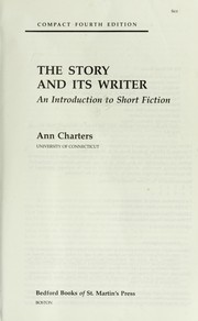 Resources for teaching The story and its writer