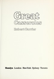 Great casseroles