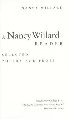 A Nancy Willard reader