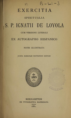 Exercitia spiritualia