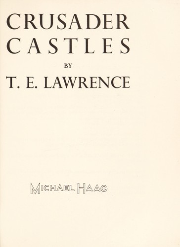 Crusader Castles (Hippocrene Insider's Guides Series)