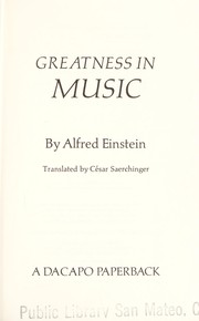 Grösse in der Musik