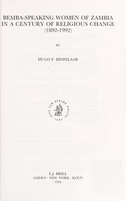 Bemba-speaking women of Zambia in a century of religious change (1892-1992)