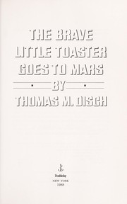 The Brave Little Toaster goes to Mars