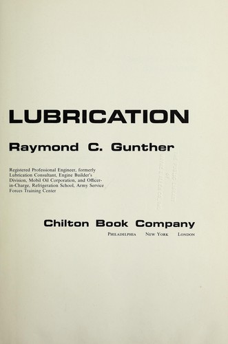 Lubrication