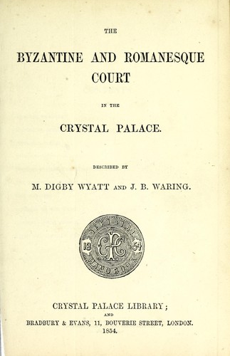 The Byzantine and Romanesque Court in the Crystal Palace