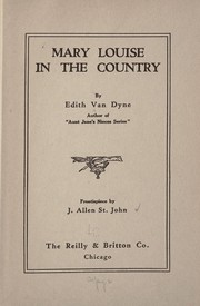 Mary Louise in the Country