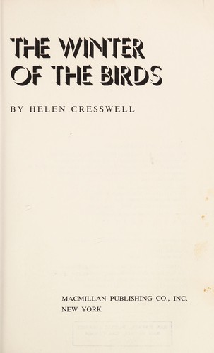 The winter of the birds