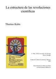 T.S. Kuhn and social science - 1. ed.