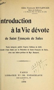 Introduction à la vie dévote