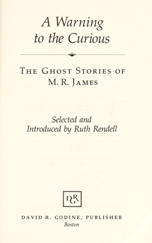 A warning to the curious and other stories