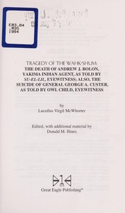 Tragedy of the Wahk-Shum