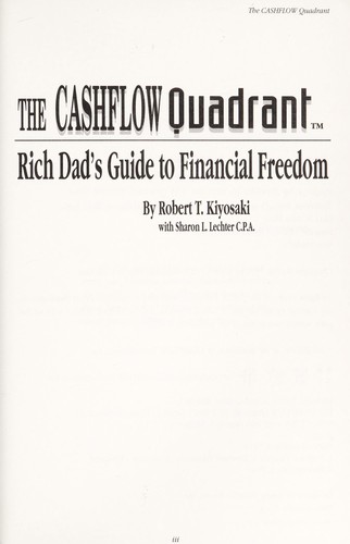 The cashflow quadrant
