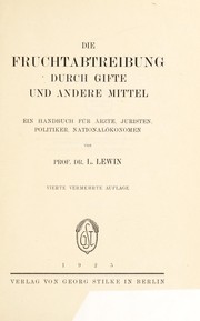 Die Fruchtabtreibung durch Gifte und andere Mittel