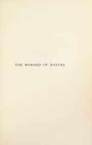 The worship of nature