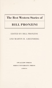 The best western stories of Bill Pronzini