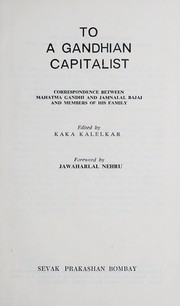 To a Gandhian capitalist
