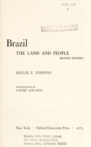 Brazil: the land and people