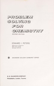 Problem solving for chemistry