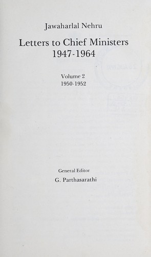 Letters to chief ministers